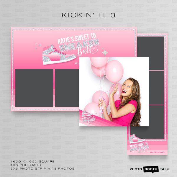 Kickin It 3 - Square - For Canva