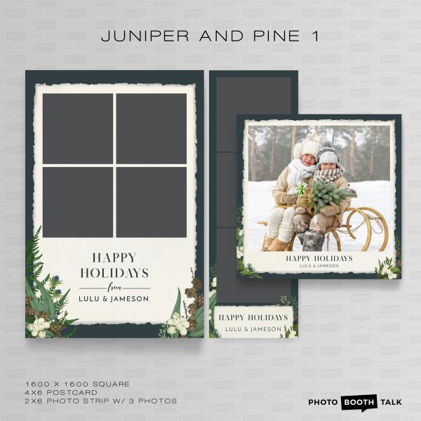 Juniper and Pine 1 - Square - For Canva