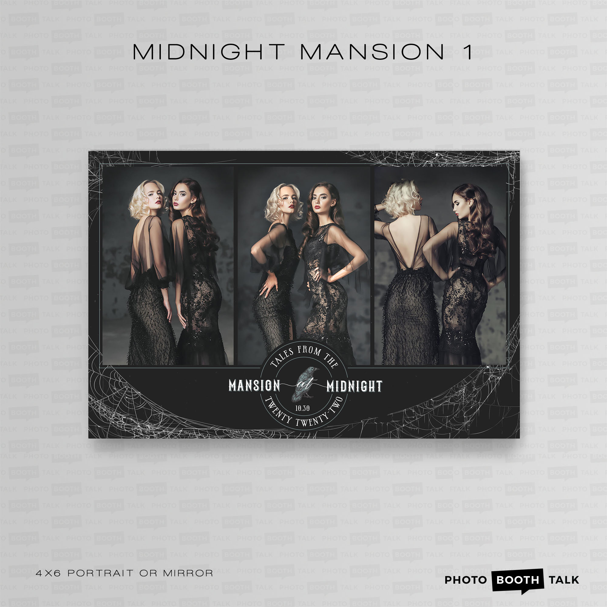 Midnight Mansion 1 - Portrait Mirror - For Canva