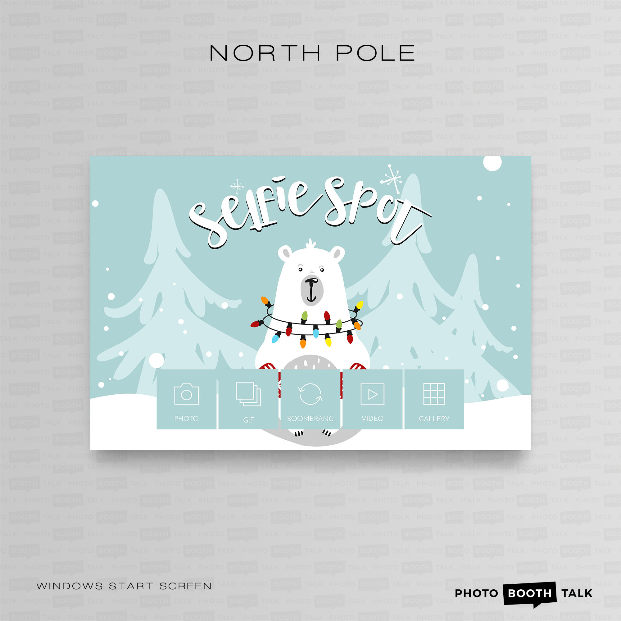 North Pole - PC Welcome Screen for Canva