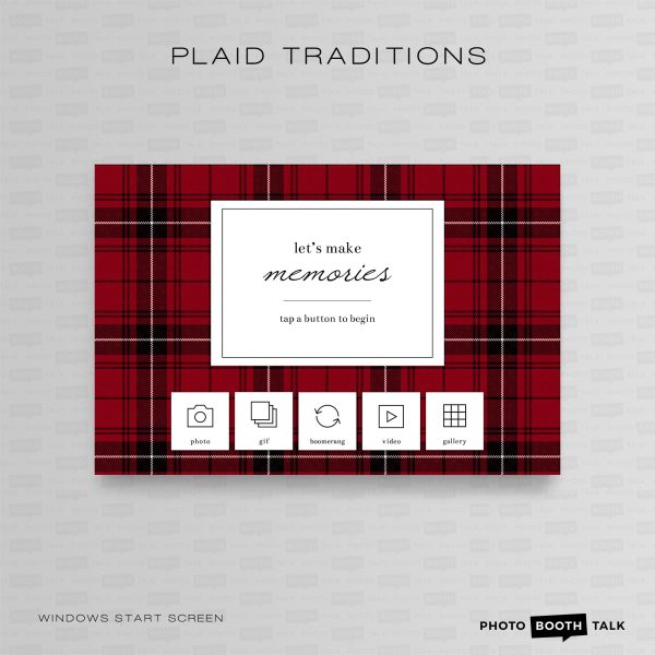 Plaid Traditions - PC Welcome Screen