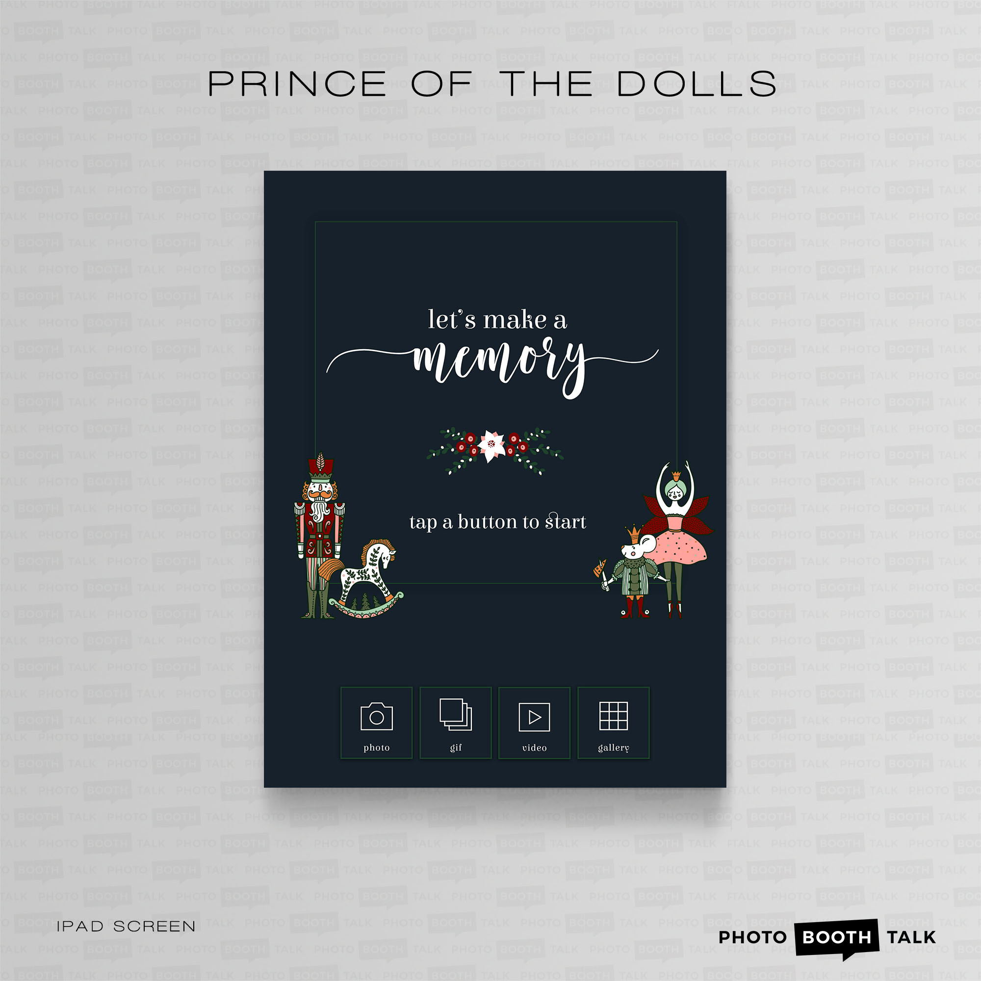 Prince of the Dolls - iPad Welcome Screen & Buttons for Canva
