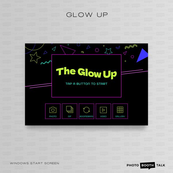 Glow Up - PC Welcome Screen