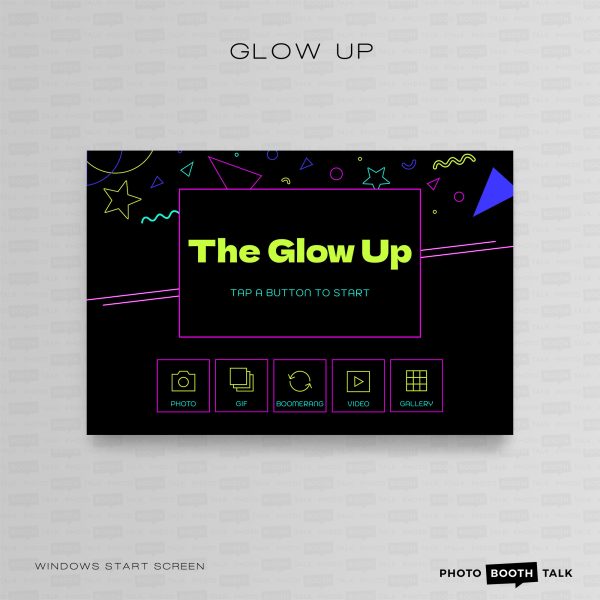 Glow Up - PC Welcome Screen for Canva