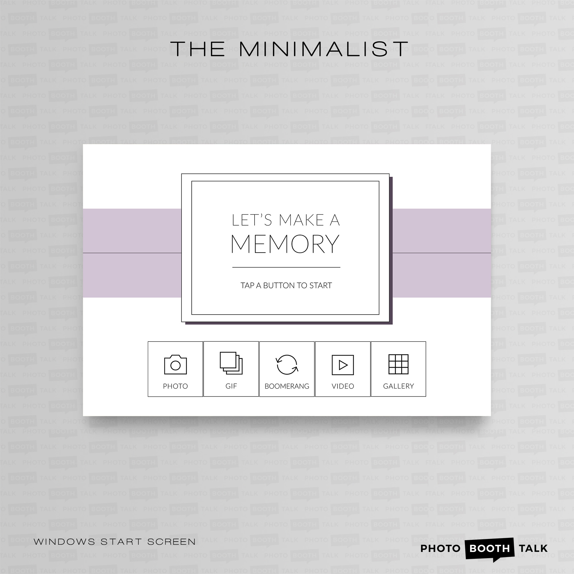 The Minimalist - PC Welcome Screen