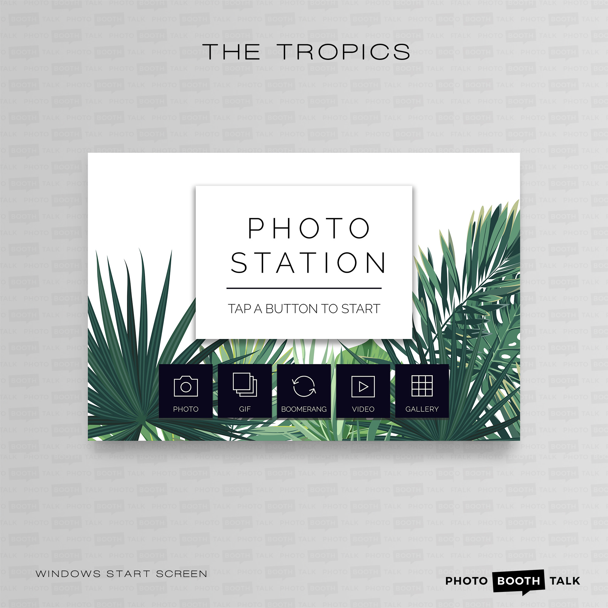 The Tropics - PC Welcome Screen