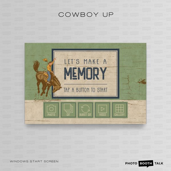 Cowboy Up - PC Welcome Screen