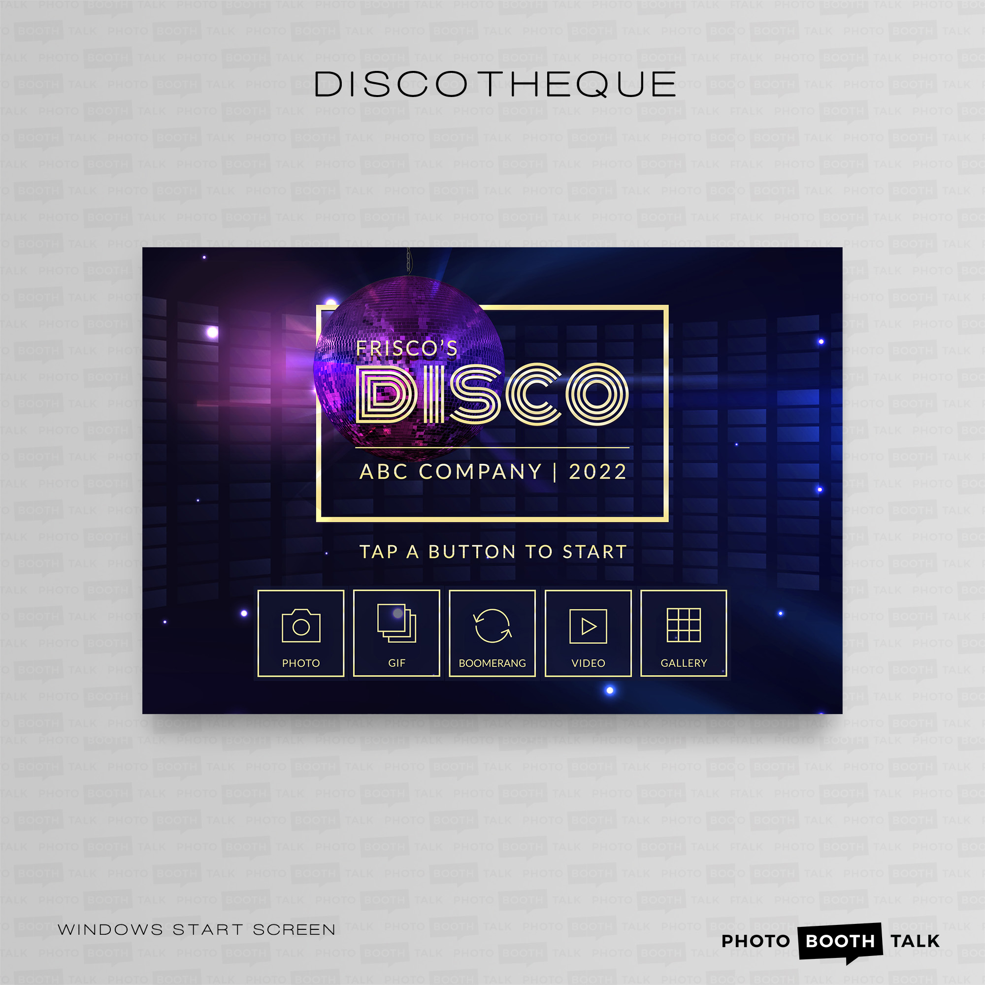 Discotheque - PC Welcome Screen