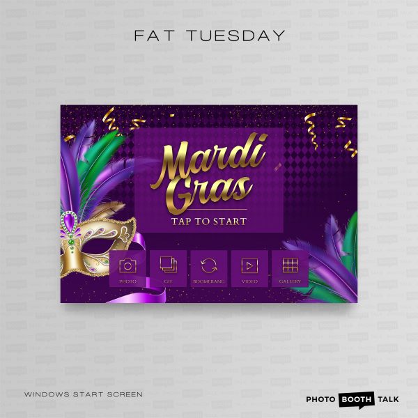 Fat Tuesday - PC Welcome Screen