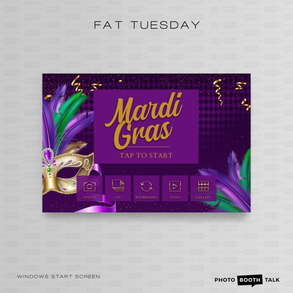 Fat Tuesday - PC Welcome Screen for Canva
