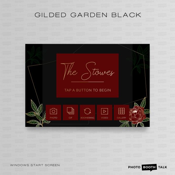 Gilded Garden Black - PC Welcome Screen