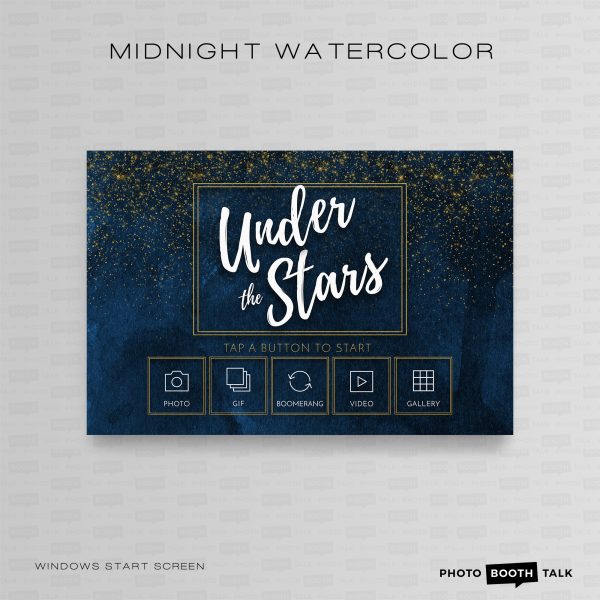 Midnight Watercolor - PC Welcome Screen