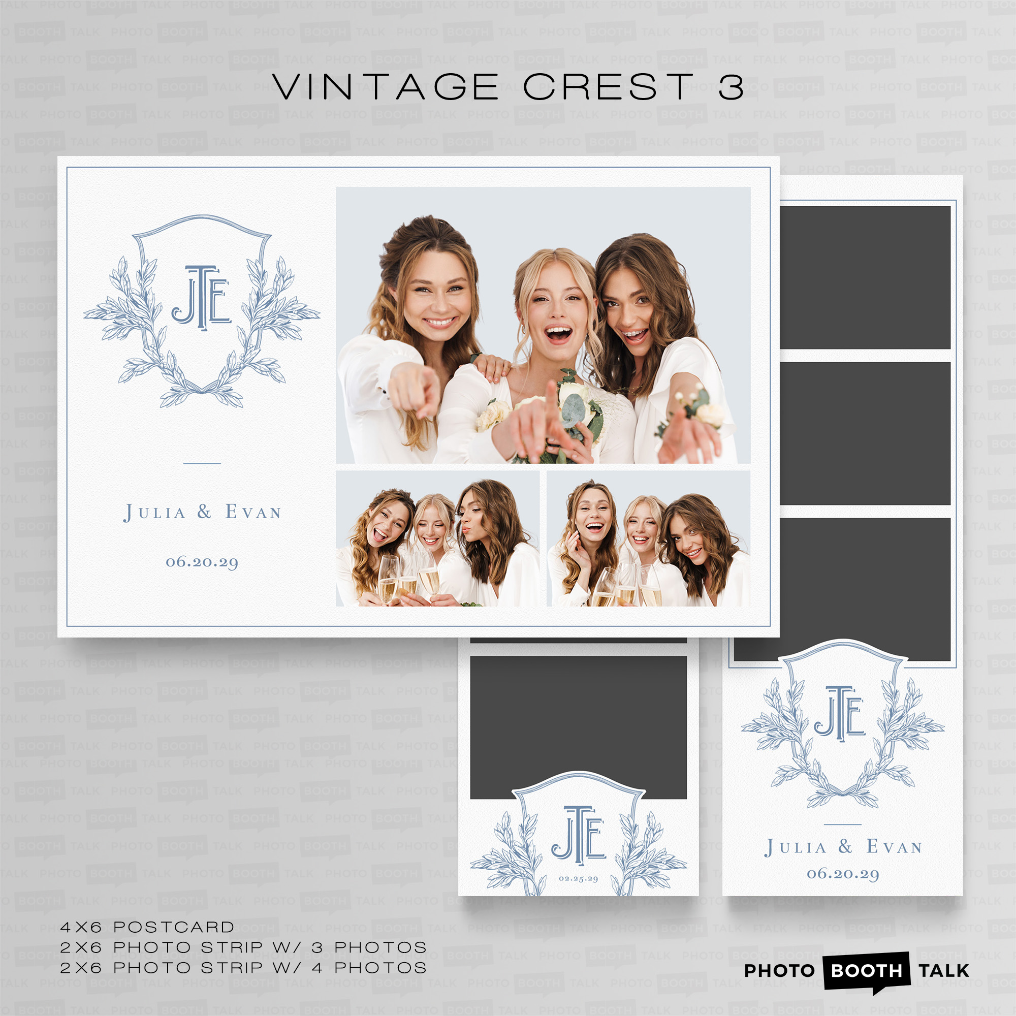 Vintage Crest 3 - For Canva