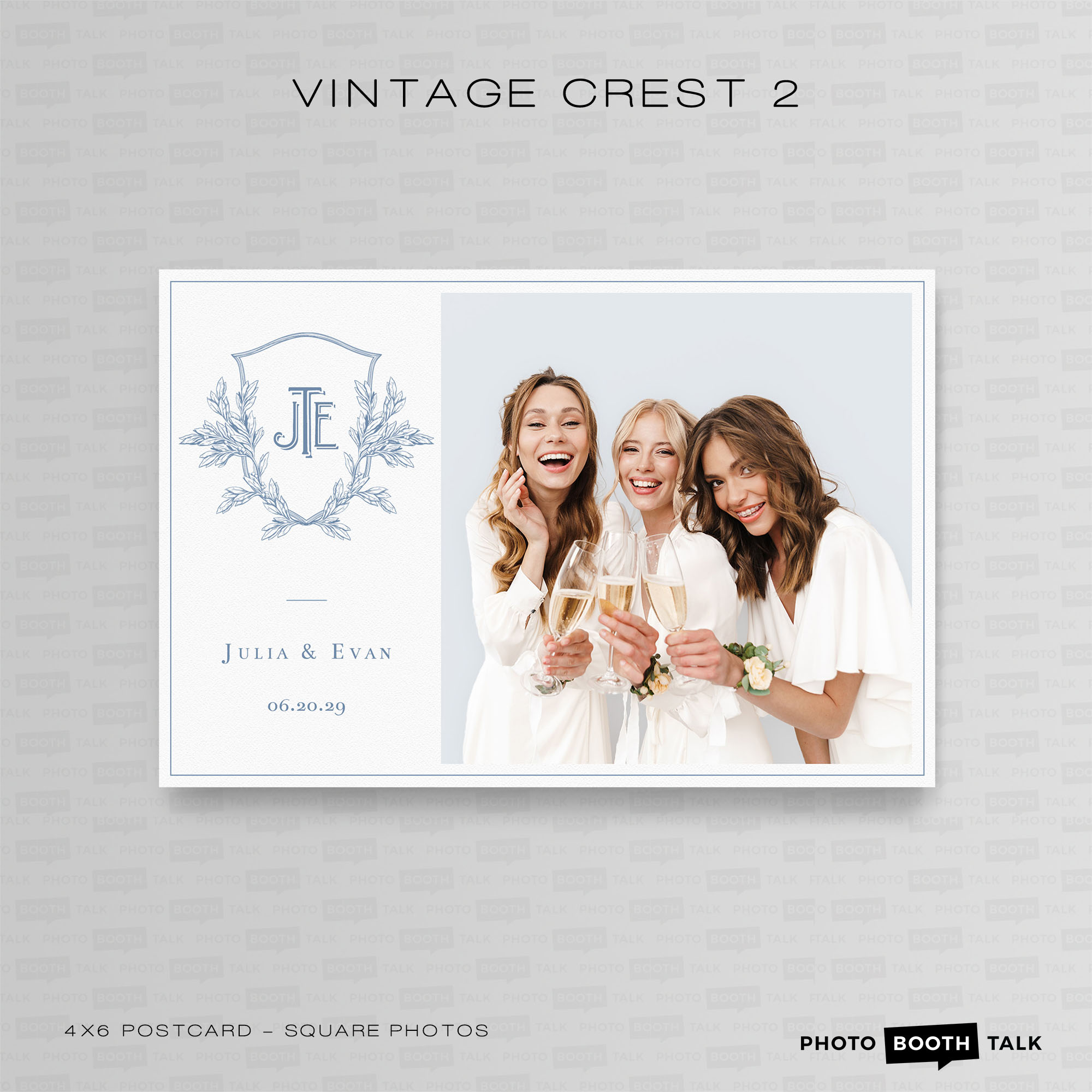 Vintage Crest 2 - Square - Photoshop PSD Files - Image 2