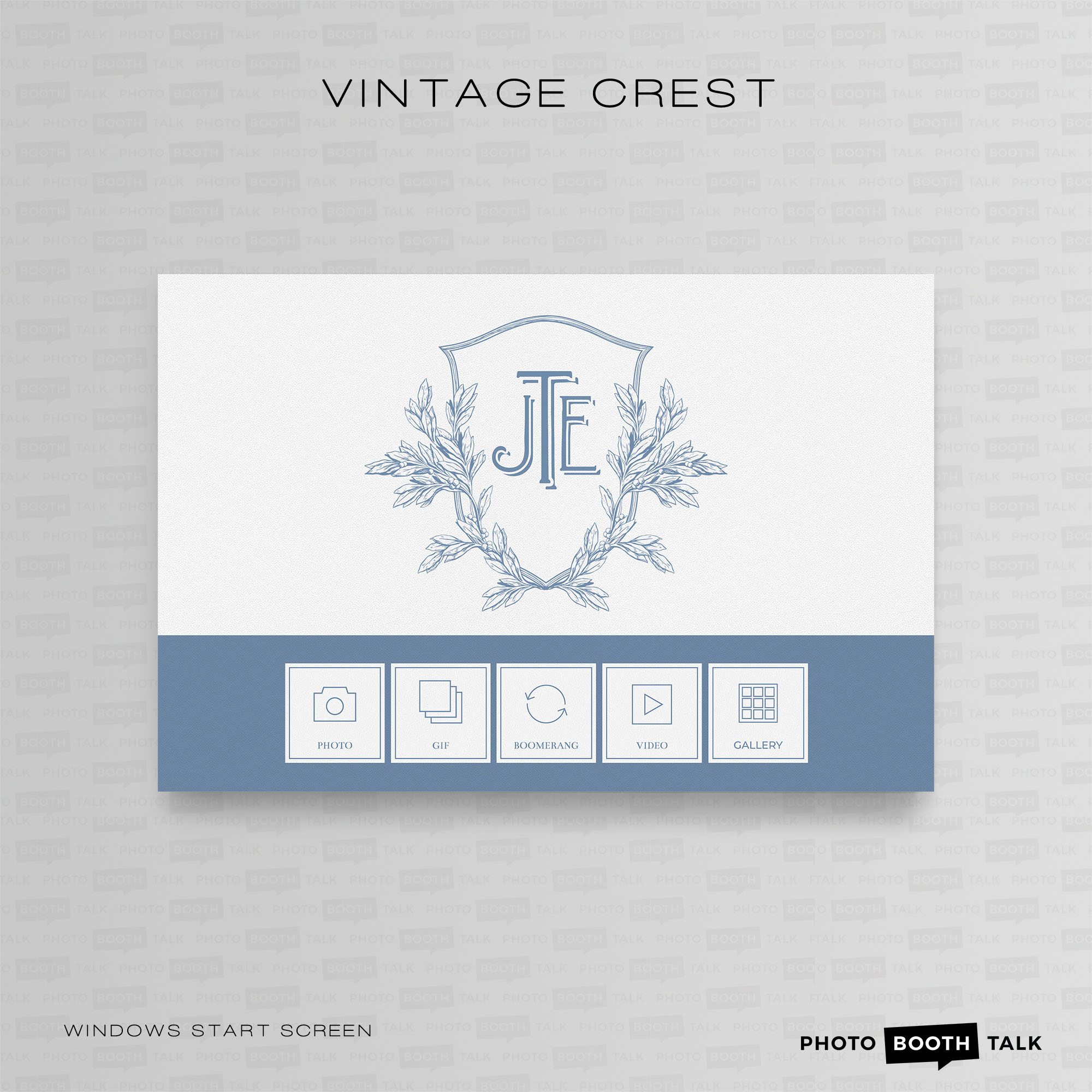 Vintage Crest - PC Welcome Screen