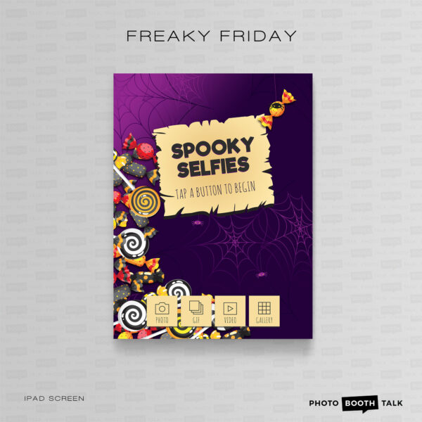 Freaky Friday - iPad Welcome Screen & Buttons