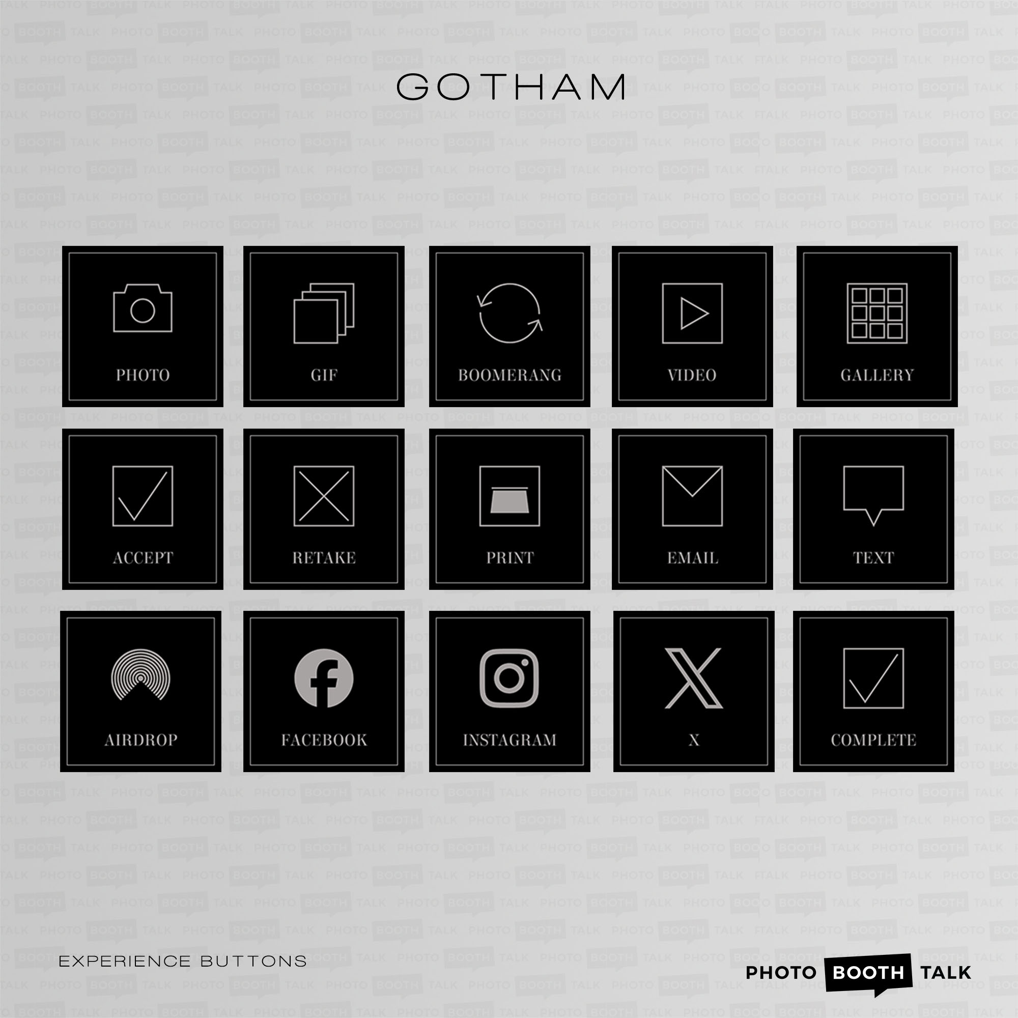 Gotham - iPad Welcome Screen & Buttons for Canva - Image 2