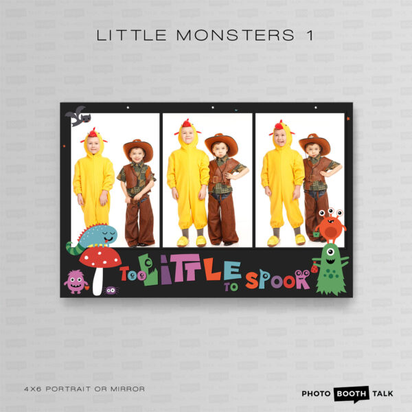 Little Monsters 1 - Portrait Mirror - For Canva