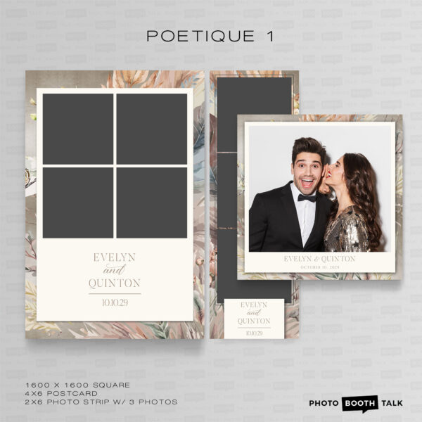 Poetique 1 - Square - Photoshop PSD Files