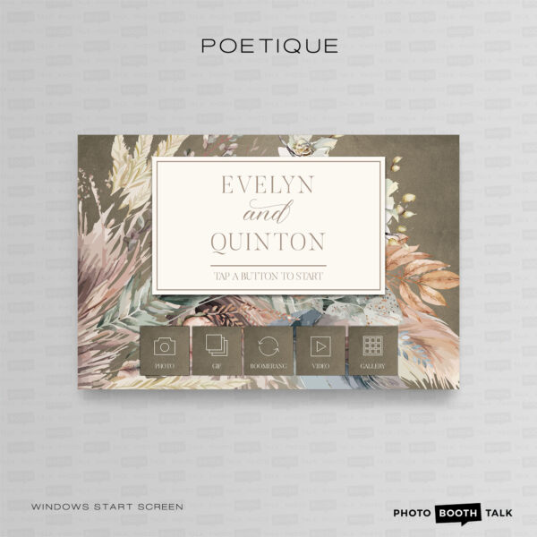 Poetique - PC Welcome Screen