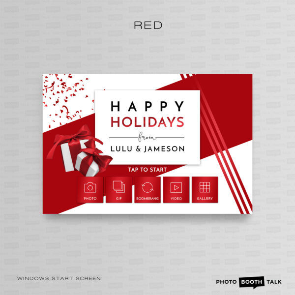 Red - PC Welcome Screen