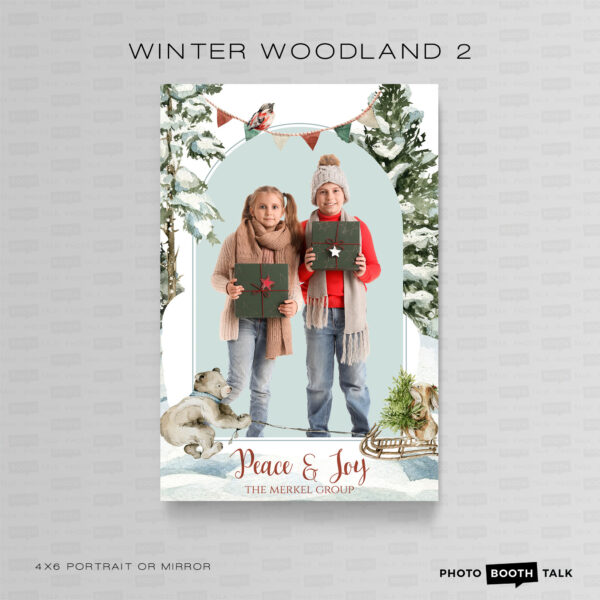 Winter Wonderland 2 - Portrait Mirror  - Photoshop PSD Files