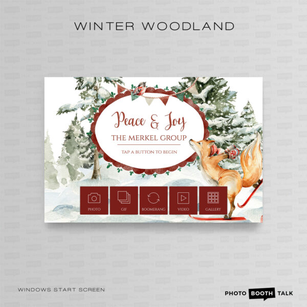 Winter Woodland - PC Welcome Screen