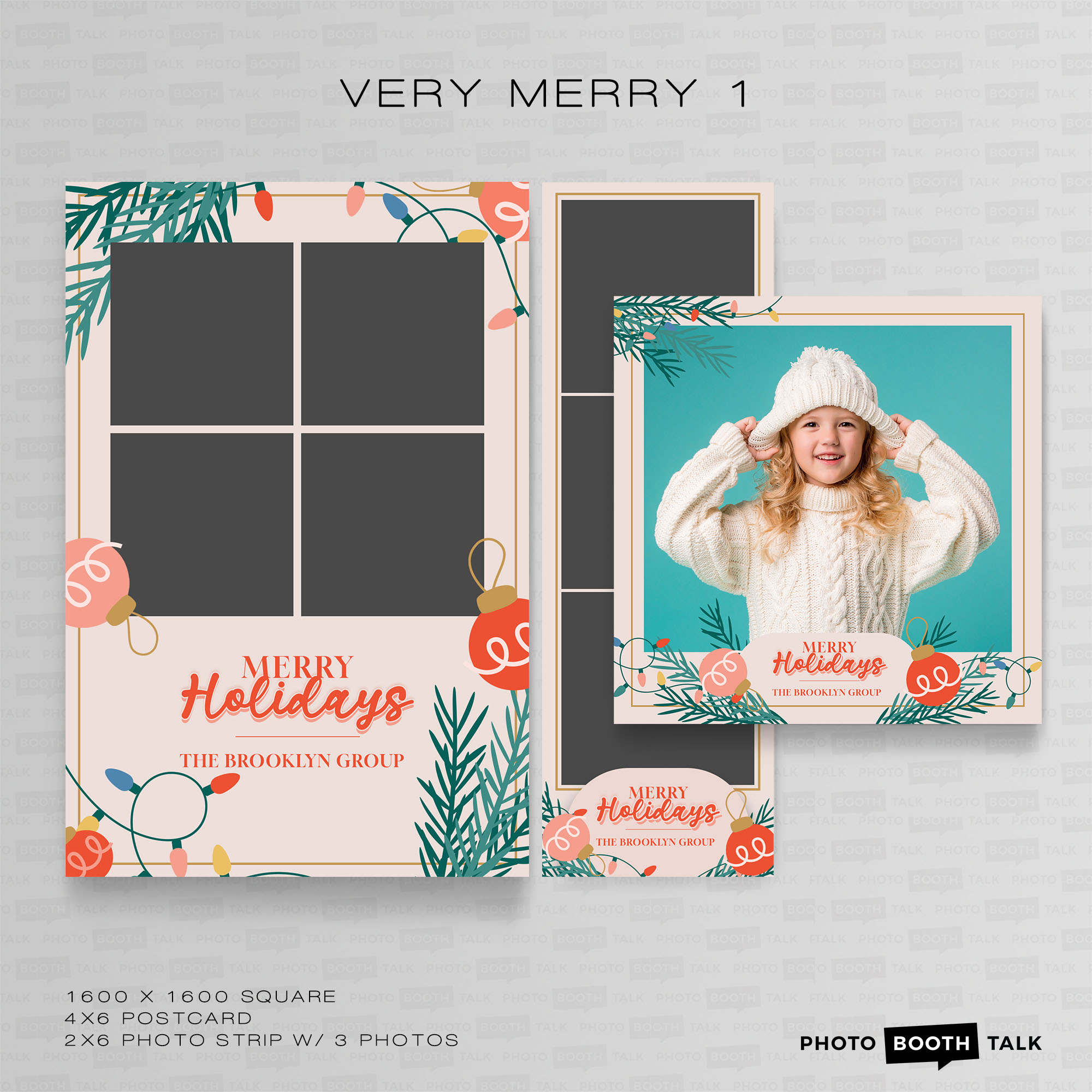 Very Merry 1 - Square - For Canva