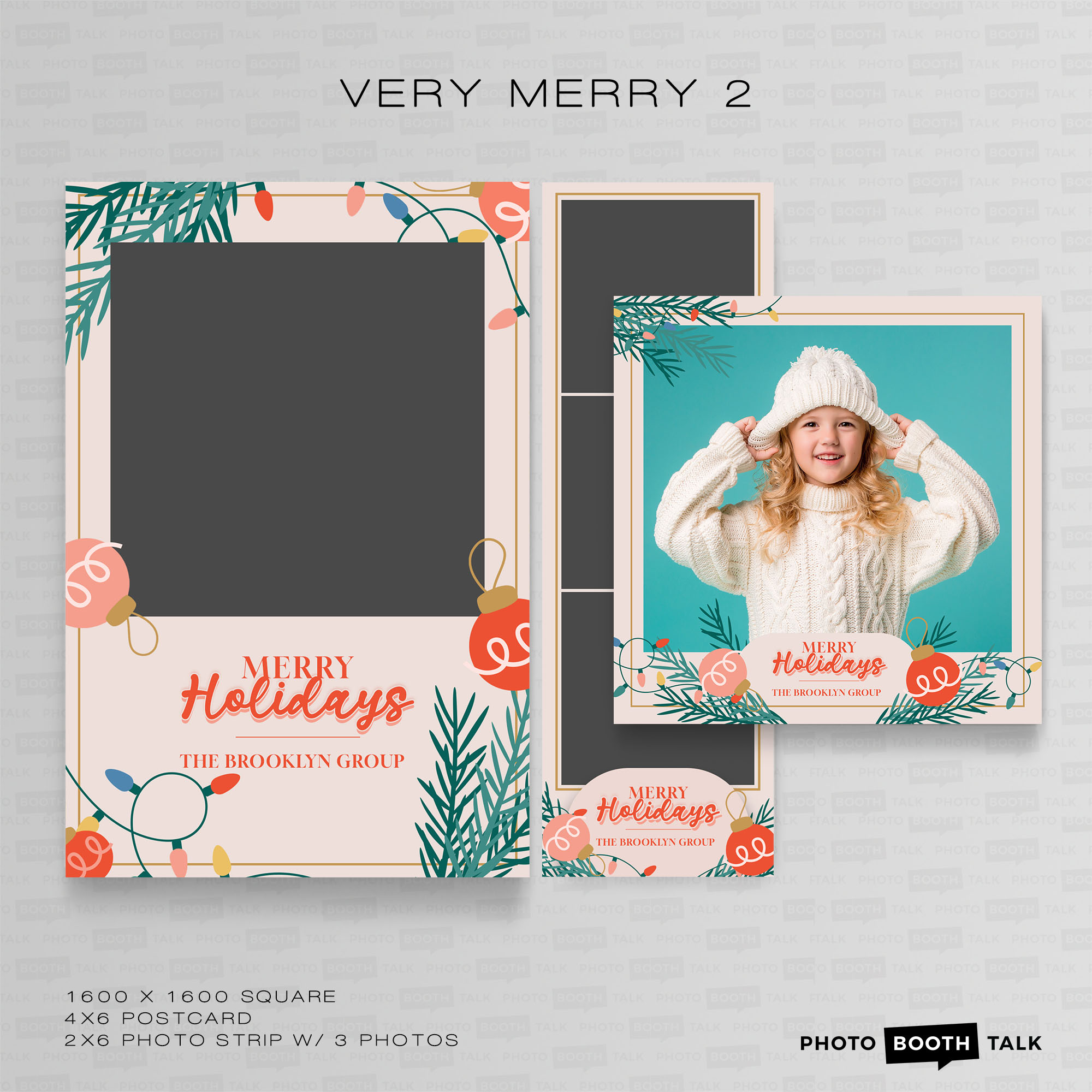 Very Merry 2 - Square - For Canva