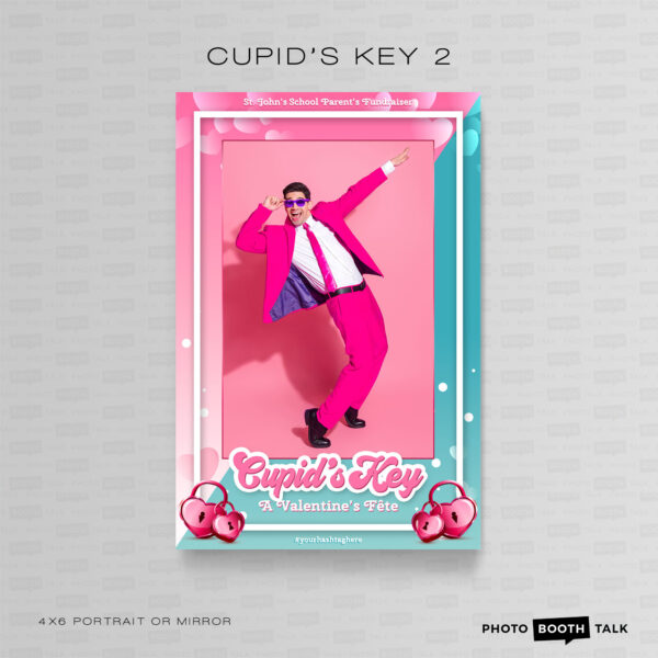 Cupid's Key 2 - Portrait Mirror  - Photoshop PSD Files