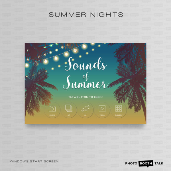 Summer Nights - PC Welcome Screen