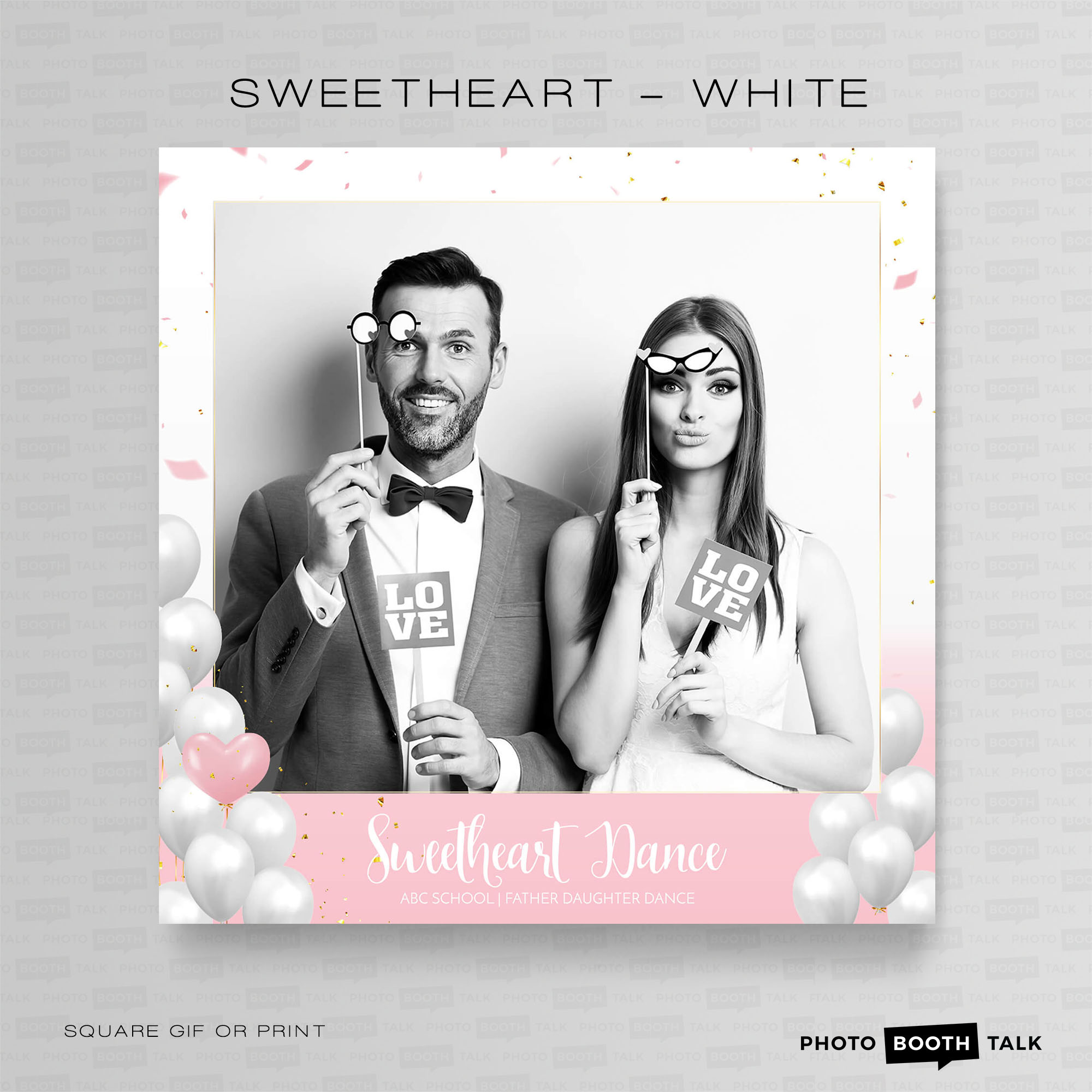 Sweetheart - White - 1 - Square - Photoshop PSD Files - Image 4