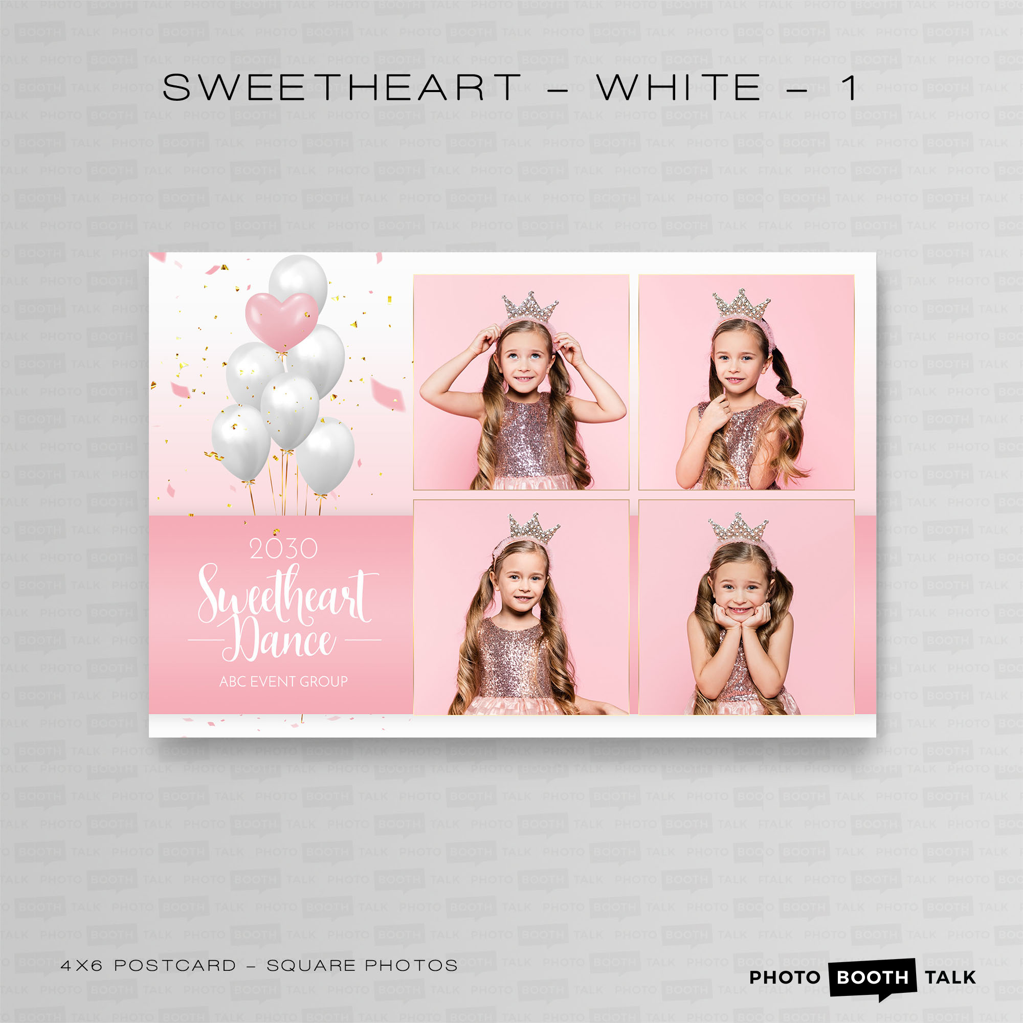 Sweetheart - White - 1 - Square - Photoshop PSD Files - Image 2