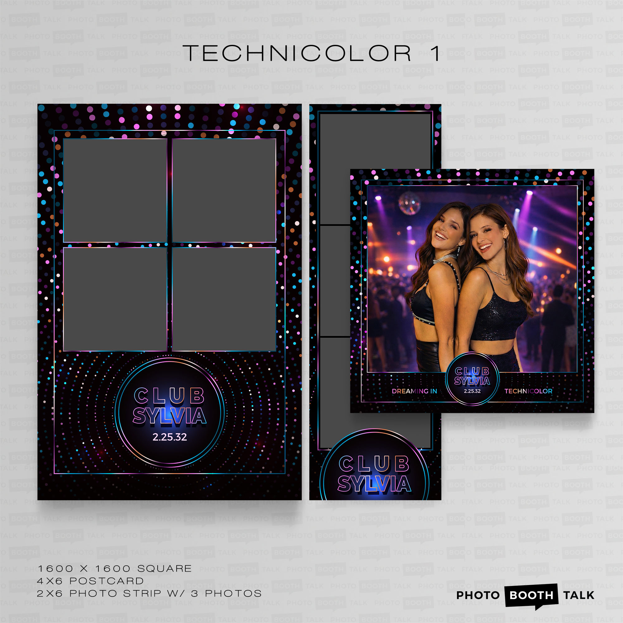 Technicolor 1 - Square - Photoshop PSD Files
