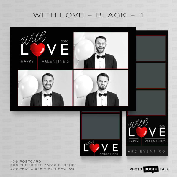 With Love - Black - 1 - For Canva