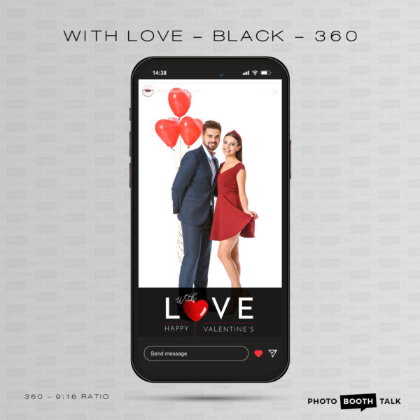 With Love - Black - 360 - For Canva