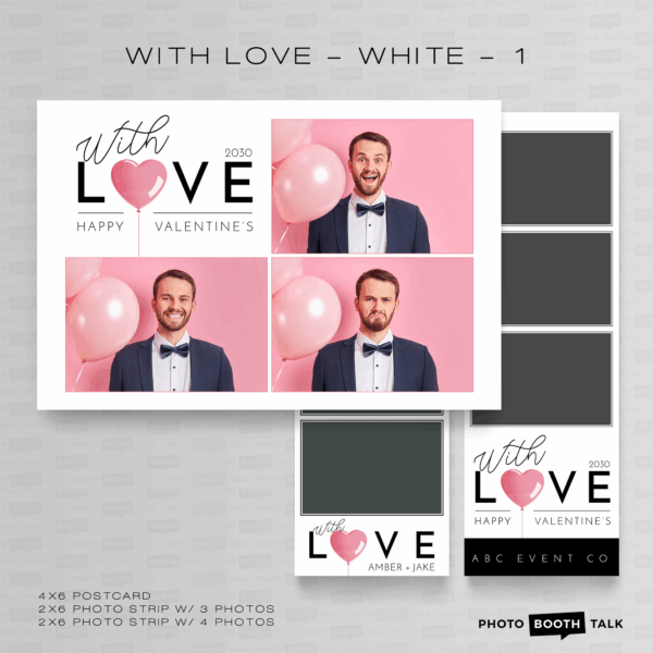 With Love - White - 1 - For Canva