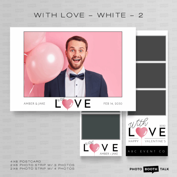 With Love - White - 2 - For Canva