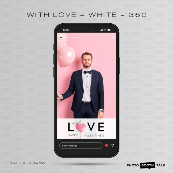 With Love - White - 360 - For Canva