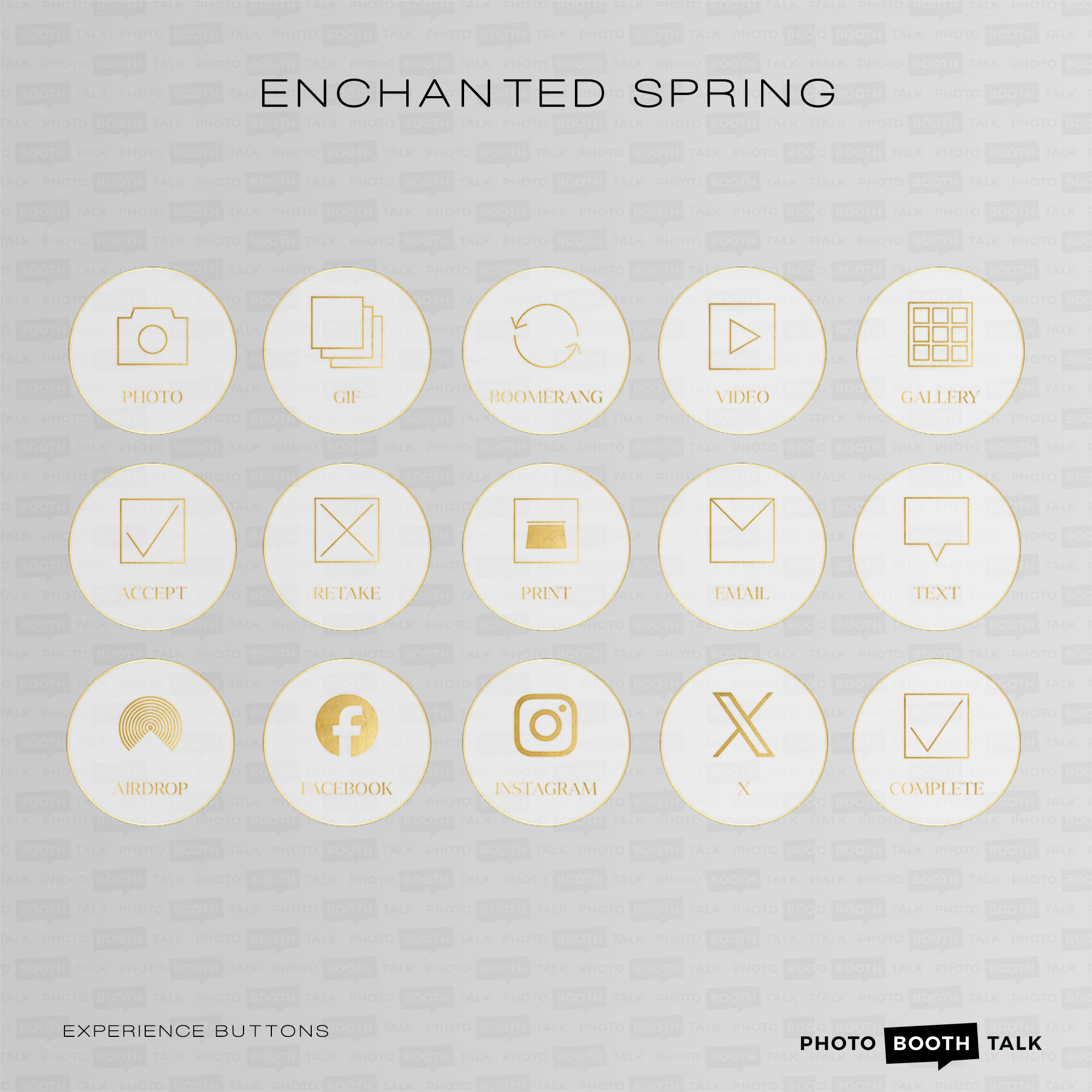 Enchanted Spring - iPad Welcome Screen & Buttons - Image 2