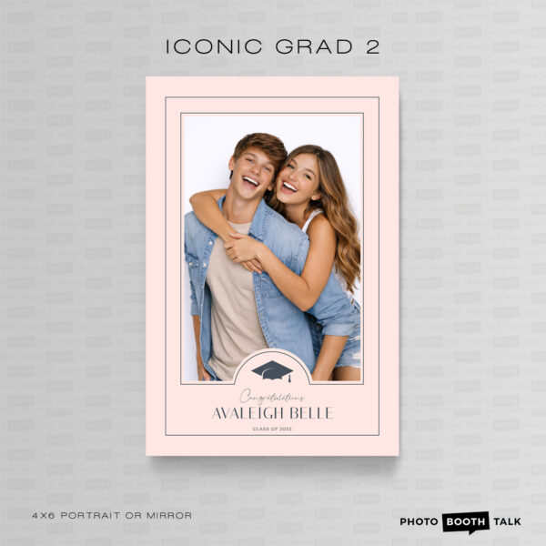 Iconic Grad 2 - Portrait Mirror  - Photoshop PSD Files