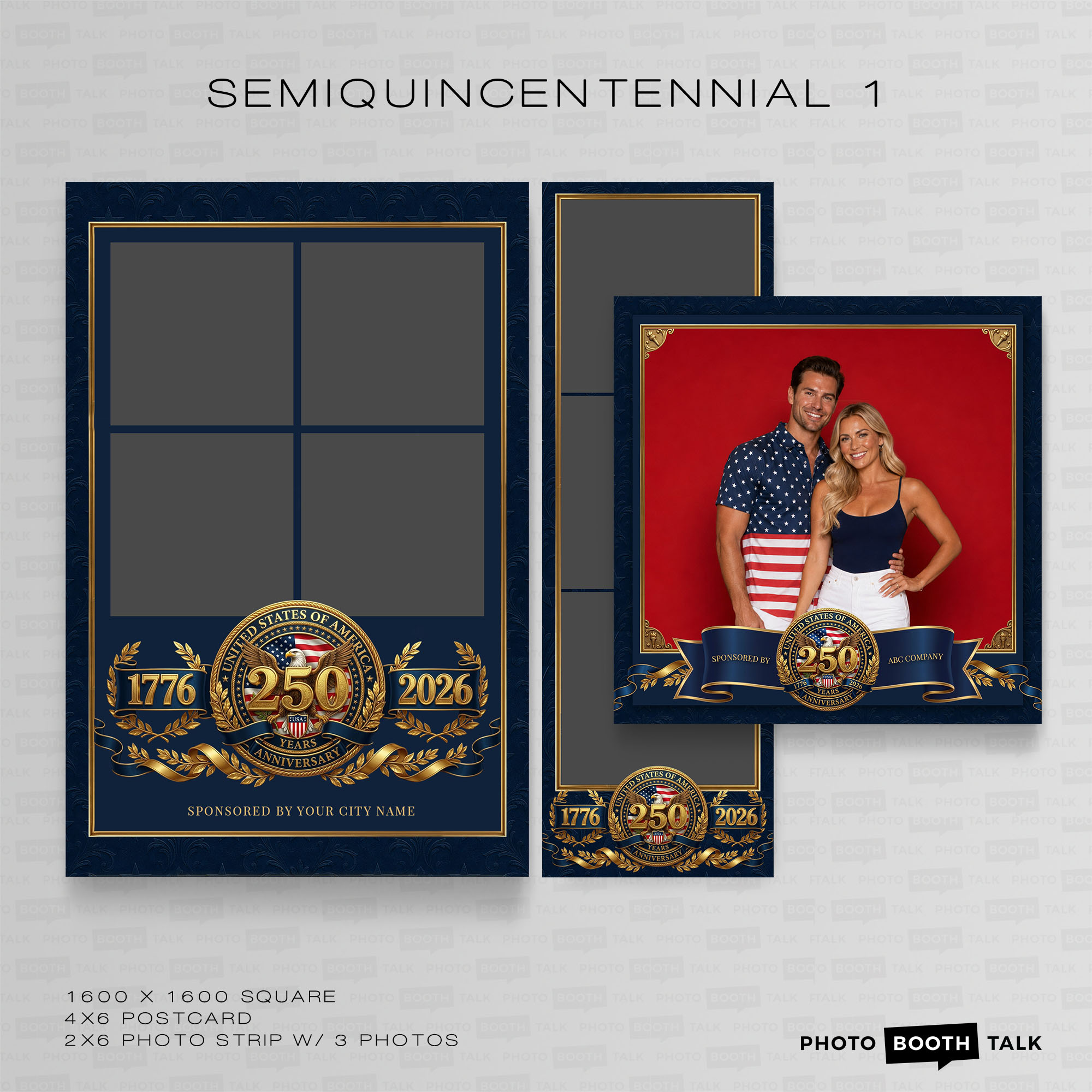 Semiquincentennial 1 - Square - Photoshop PSD Files
