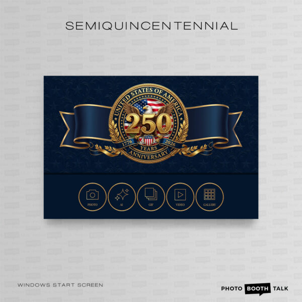 Semiquincentennial - PC Welcome Screen