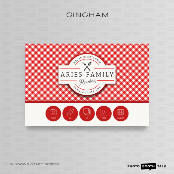 Gingham - PC Welcome Screen