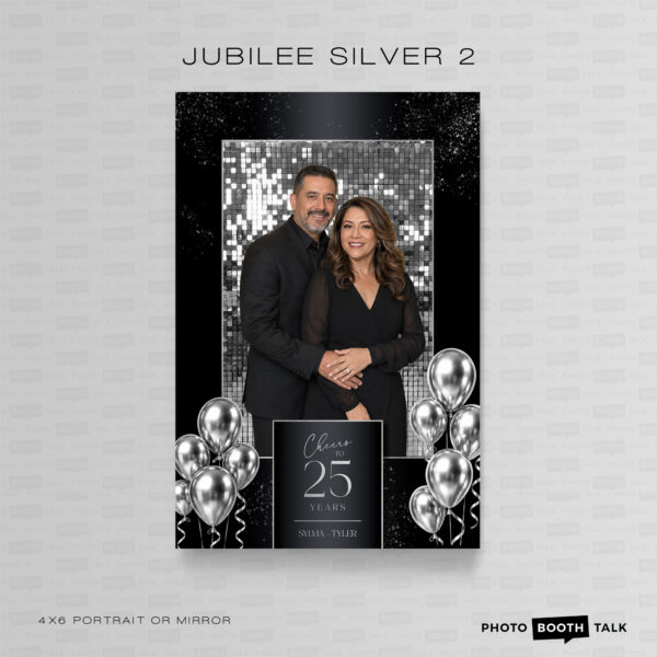 Jubilee Silver 2 - Portrait Mirror - Photoshop PSD Files
