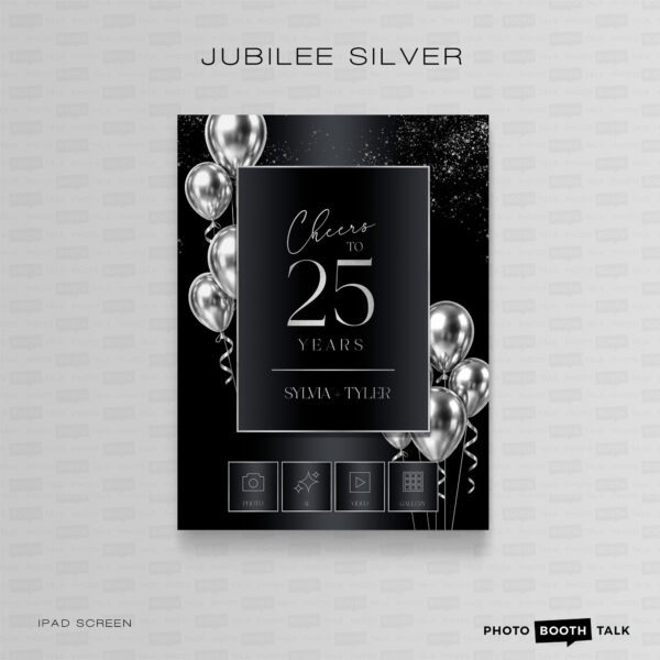 Jubilee Silver - iPad Welcome Screen & Buttons